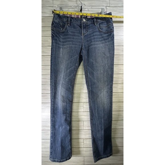 Allen B by Allen Schwartz Distressed Women's‎ Jeans-Denim Straight Leg Sz 10 - Picture 6 of 8